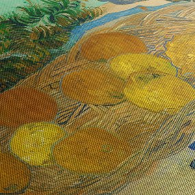 Obraz - Vincent van Gogh, Still Life of  Oranges and Lemons with  Blue Gloves, reprodukcia (90x60 cm)