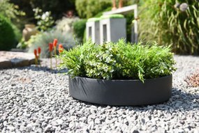 Miska na dekorácie CIRCULO, sklolaminát, Ø 50 cm, antracit