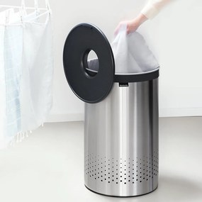 Brabantia Kôš na bielizeň 60L Matná ocel plastové veko