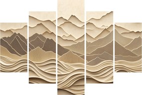 Obraz - 3D línia hôr (150x105 cm)