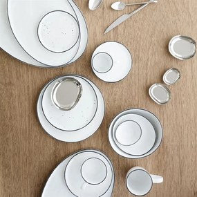 Broste Porcelánový tanier Salt Ø 22 cm