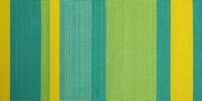 La Siesta Závesné hojdacie kreslo DOMINGO BASIC CARIBIC - lime, látka: 100% polypropylén / tyč: bambus / otočný čap: nerezová oceľ