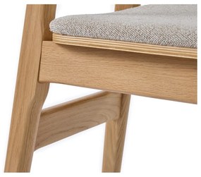 Béžová/v prírodnej farbe jedálenská stolička Livo – Unique Furniture
