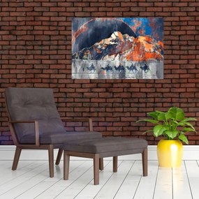 Obraz - Ilustrácia potníkov (90x60 cm)