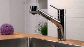 Hansgrohe Talis M52, drezová batéria s výsuvnou spŕškou, chrómová, HAN-32841000