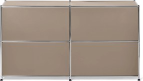 Kovová odkladacia skrinka »CN3« so 4 výklopnými priečinkami