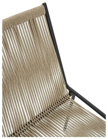 Béžové kovové stohovateľné jedálenské stoličky v súprave 2 ks Emily – Marckeric