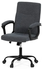Autronic BONTEC Kancelárske kreslo, hojdací mechanizmus, čierna látka, KA-Y391 BK2 Farba: Šedá
