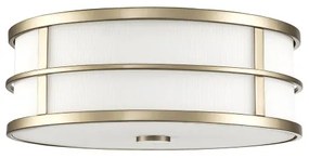 Feiss FE-FUSION-F-PNBR - Stropné svietidlo FUSION 3xE27/40W/230V priemer 34,3 cm zlaté