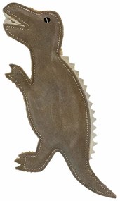 PafDog Dinosaurus Gerry Hračka pre psov z kože a juty, 30 cm