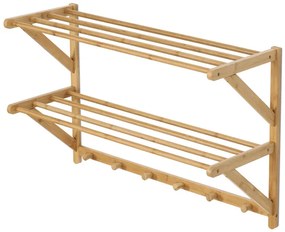 Autronic BONTEC Vešiak, bambus, prírodný, DR-B005 NAT Farba: Prírodné