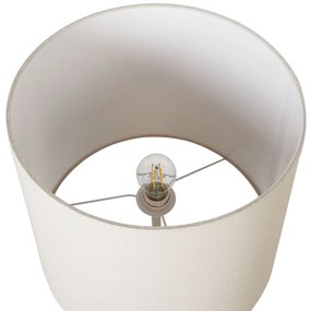 Kovová stojaca lampa 160 cm biela KRIOS Beliani