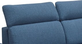 Rohová sedacia súprava Aldon 2F-OTM, modrá tkanina