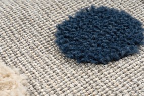 Obsession, Detský kusový koberec My Fano 394 Dots kruh, 133x133 (priemer) kruh, viacfarebná, detská izba