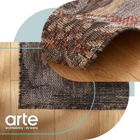 Koberec FENER Floral hnedý