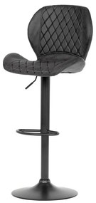 Autronic BONTEC Barová stolička, čierna, látka, AUB-431 BK3 Farba: Čierna