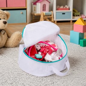 Drevený lekársky set ECOTOYS – lekárska taška, 26 dielov, hračka pre deti 3+