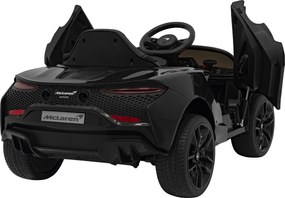 Ramiz McLaren Artur batéria pre deti čierna + pohon 4x4 + diaľkové ovládanie + pomalý štart + EVA + LED Audio