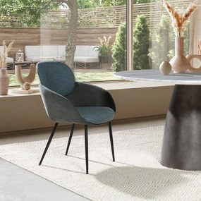 Modré kreslo Nure – MOME