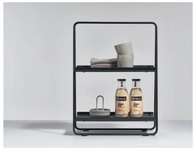 Čierny kovový regál 43x58 cm A-Table - Zone