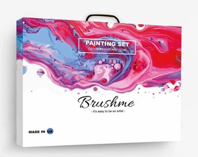 Maľovanie podľa čísiel nádherná sakura pri jazere