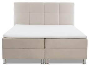 Moderná box spring posteľ Angela 180x200, sivá