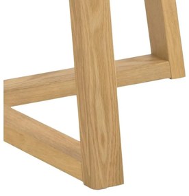 Kulatý jídelní stůl Malika 120 cm dub přírodní