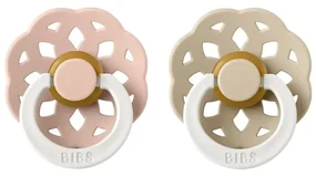 BIBS Boheme cumlíky, kaučuk NOČNÉ 2ks - veľkosť 2 - Blush Vanilla