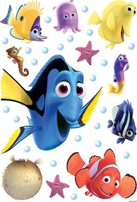 Detská samolepka na stenu - DISNEY - Nemo a Dory - 42,5 x65 cm