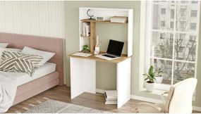 Pracovný stôl Brino Atlantic Pine and White