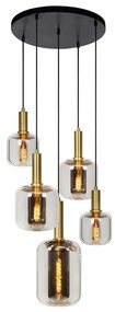 Lucide 45494/15/65 - Luster na lanku JOANET 5xE27/40W/230V