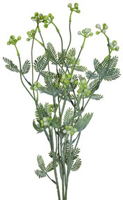Dekoratívna kvetina 57 cm, s listami 39 cm, zelená