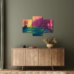Obraz - Olejomaľba, Plavba do fantastickej ríše (90x60 cm)