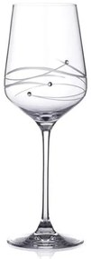 Diamante Spiral Swarovski poháre na víno 450 ml