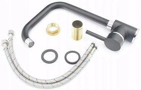 Gamma Steel, stojanková drezová batéria h-320, čierna škvrnitá, GMA-BSK-BP