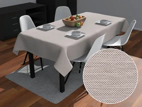 Biante Teflónový obdĺžnikový obrus TF-066 Béžový režný 140x200 cm