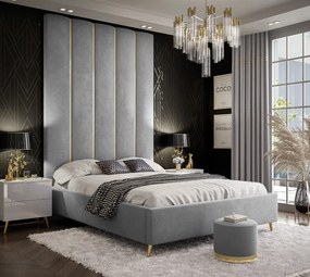 MANŽELSKÁ ČALÚNENÁ POSTEĽ ELISÉE 2 PANELOVÉ ČELO 180x200 Jasmine 90