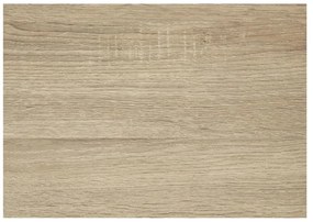 Čierna/prírodná knižnica v dekore duba 114x78 cm Seaford – Actona
