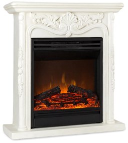 Etna Pozzolana, elektrický krb, 1800 W, týždenný časovač, diaľkové ovládanie, biely