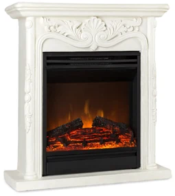 Klarstein Etna Pozzolana, elektrický krb, 1800 W, týždenný časovač, diaľkové ovládanie, biely