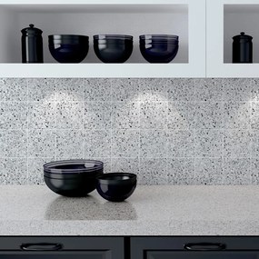 Sada 60 samolepiek Ambiance Terrazo, 10 × 10 cm