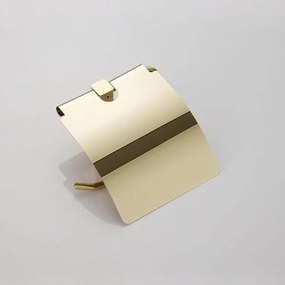 Rea Rea, držiak na toaletný papier s krytom 322199B, zlatá lesklá, REA-06917