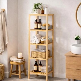 Bambusový regál AVENBERG BAMBU 5