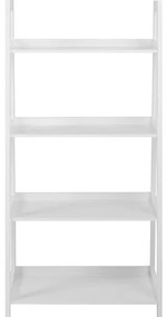Biely štvorposchodový regál Actona Wally