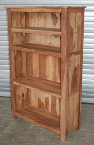furniture-nabytek.cz - Masívna knižnica 90x35x135 z dreva palisander