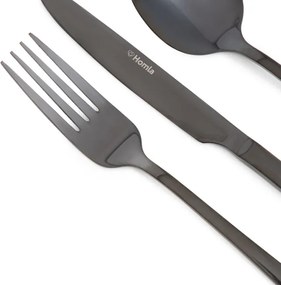 Súprava príborov B2LUGANO čierna 24 ks 854274