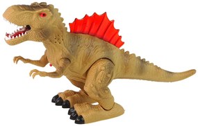 Lean Toys Dinosaurus hnedý -  svetelné a zvukové efekty