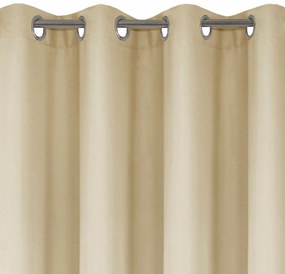 ZÁVES NA KRÚŽKOCH RITA 140X250 CM BÉŽOVÁ