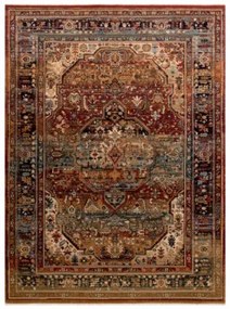 Koberec KESHAN Ornament orientálny 7518/53528 béž / granát