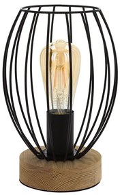 Spot-Light DO84449174 - Stolná lampa GUNNAR 1xE27/25W/230V dub